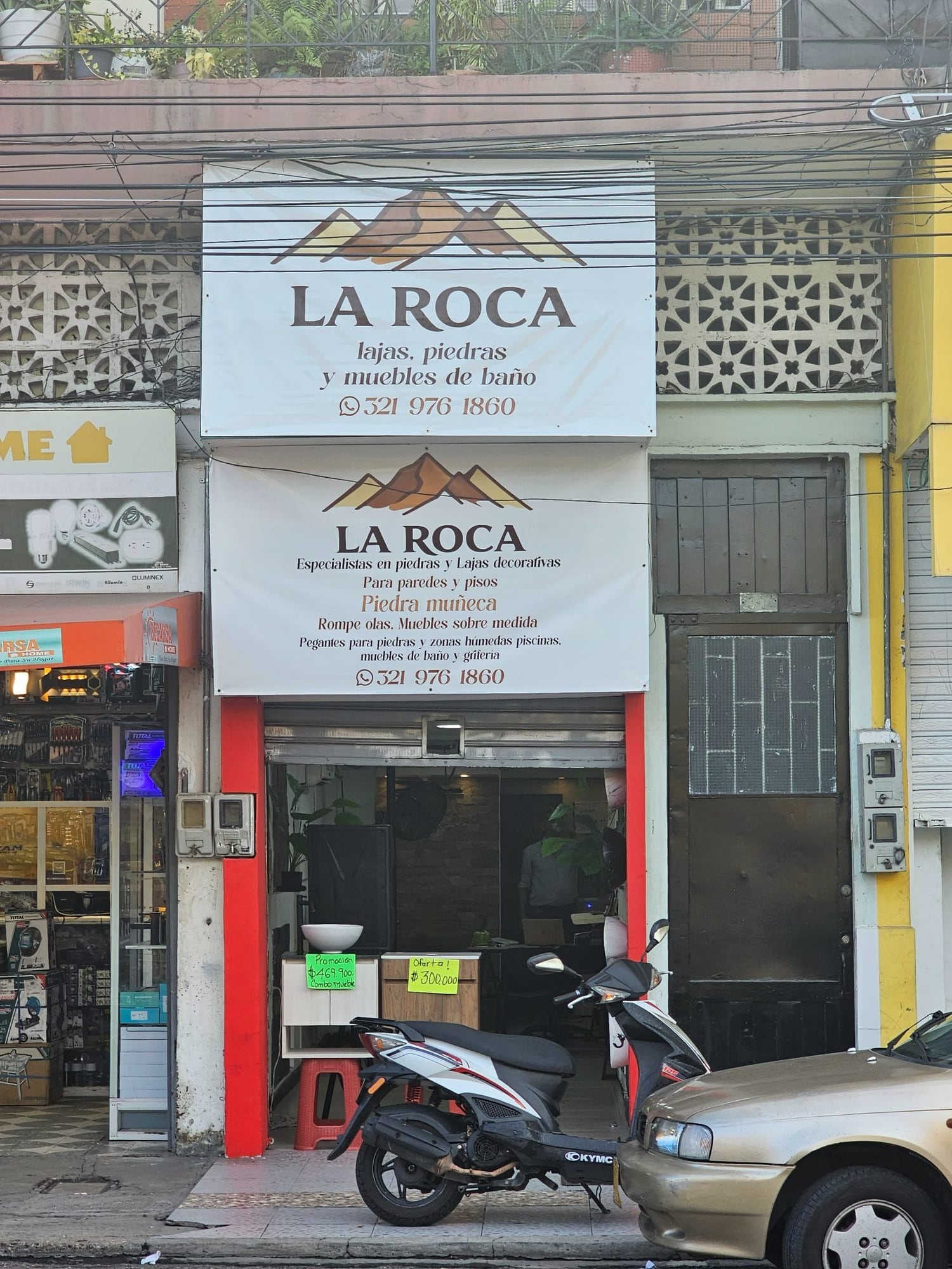 Fachada de La Roca Piedras y Lajas en la Carrera 10 # 23-19, Girardot